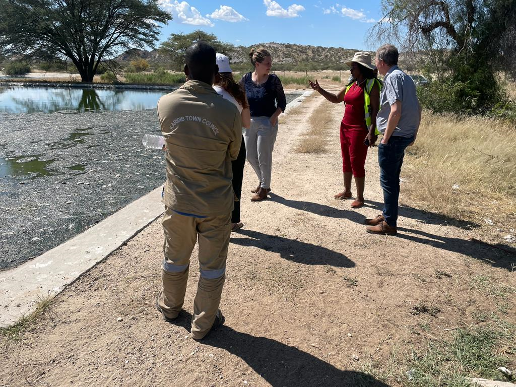 Inspection of the water infrastructure in Karibib