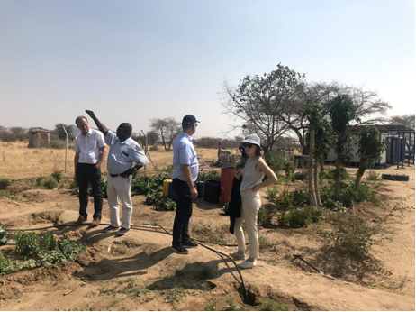 Visit of the woman’s garden project in Karibib